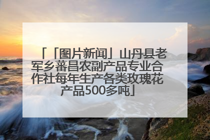 「图片新闻」山丹县老军乡蕃昌农副产品专业合作社每年生产各类玫瑰花产品500多吨