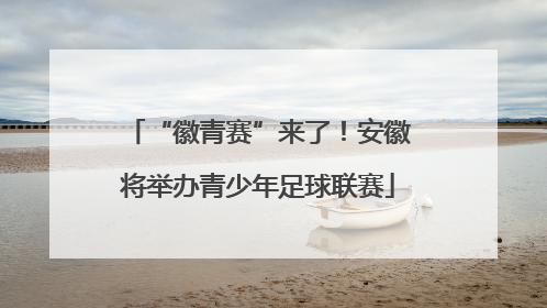 “徽青赛”来了！安徽将举办青少年足球联赛