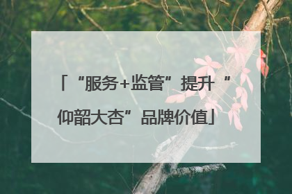 “服务+监管”提升“仰韶大杏”品牌价值