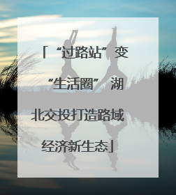 “过路站”变“生活圈” 湖北交投打造路域经济新生态