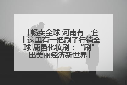 畅卖全球 河南有一套丨这里有一把刷子行销全球 鹿邑化妆刷：“刷”出美丽经济新世界