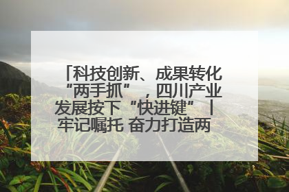 科技创新、成果转化“两手抓”，四川产业发展按下“快进键”丨牢记嘱托 奋力打造两高地两基地一屏障