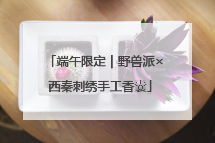 端午限定｜野兽派×西秦刺绣手工香囊