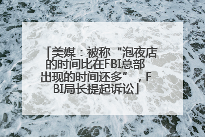 美媒：被称“泡夜店的时间比在FBI总部出现的时间还多”，FBI局长提起诉讼