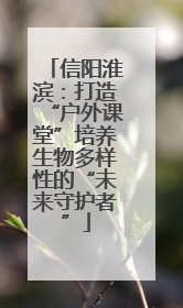 信阳淮滨：打造“户外课堂”培养生物多样性的“未来守护者”