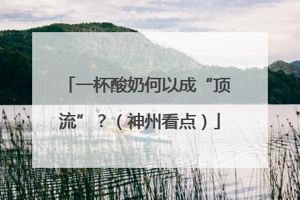 一杯酸奶何以成“顶流”？（神州看点）