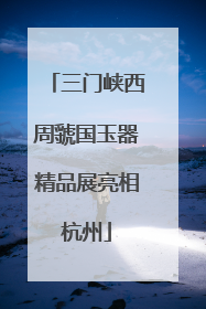 三门峡西周虢国玉器精品展亮相杭州