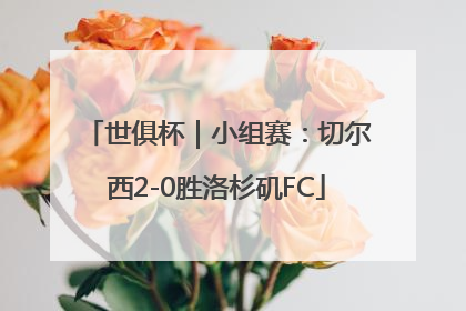 世俱杯｜小组赛：切尔西2-0胜洛杉矶FC
