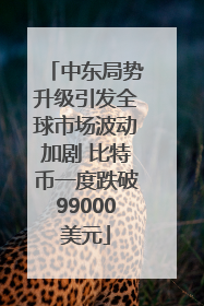 中东局势升级引发全球市场波动加剧 比特币一度跌破99000美元
