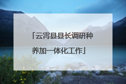 云霄县县长调研种养加一体化工作