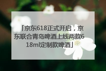 京东618正式开启，京东联合青岛啤酒上线两款618ml定制款啤酒