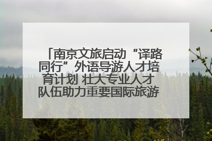南京文旅启动“译路同行”外语导游人才培育计划 壮大专业人才队伍助力重要国际旅游目的地建设