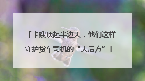 卡嫂顶起半边天，他们这样守护货车司机的“大后方”