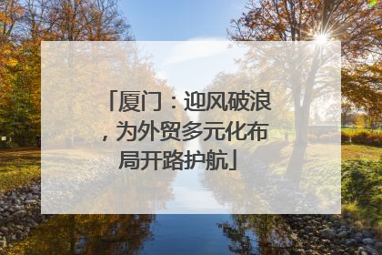 厦门：迎风破浪，为外贸多元化布局开路护航