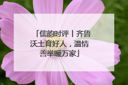 儒韵时评丨齐鲁沃土育好人，温情善举暖万家