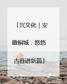 兴文化｜安徽桐城：悠悠古巷谱新篇