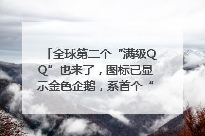 全球第二个“满级QQ”也来了，图标已显示金色企鹅，系首个“满级QQ”的小号