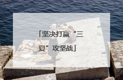 坚决打赢“三夏”攻坚战