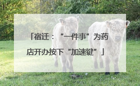 宿迁：“一件事”为药店开办按下“加速键”