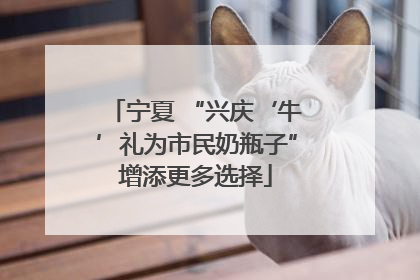 宁夏 “兴庆‘牛’礼为市民奶瓶子”增添更多选择