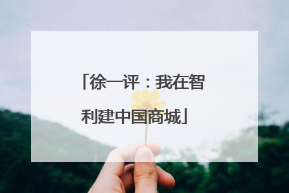徐一评：我在智利建中国商城