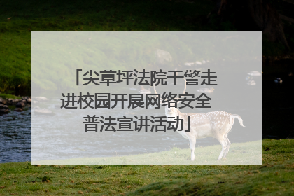尖草坪法院干警走进校园开展网络安全普法宣讲活动