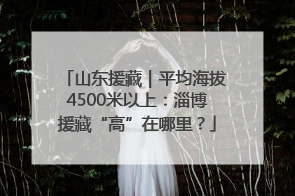 山东援藏｜平均海拔4500米以上：淄博援藏“高”在哪里？