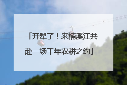 开犁了！来楠溪江共赴一场千年农耕之约