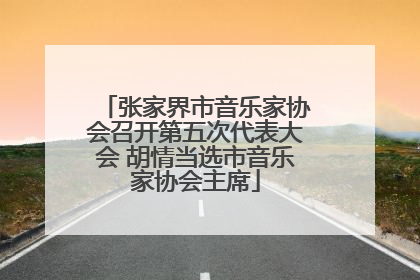 张家界市音乐家协会召开第五次代表大会 胡情当选市音乐家协会主席