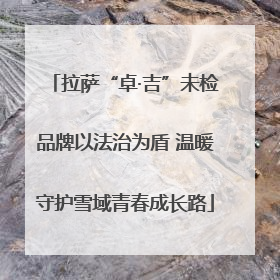 拉萨“卓·吉”未检品牌以法治为盾 温暖守护雪域青春成长路