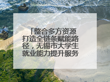 整合多方资源 打造全链条赋能路径，无锡市大学生就业能力提升服务季收官