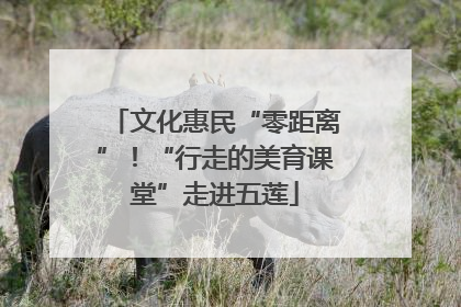 文化惠民“零距离”！“行走的美育课堂”走进五莲
