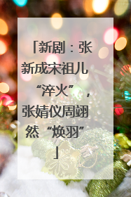 新剧：张新成宋祖儿“淬火”，张婧仪周翊然“焕羽”