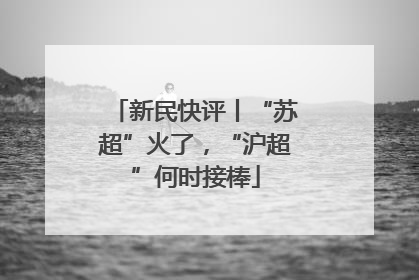 新民快评丨“苏超”火了，“沪超”何时接棒