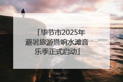 毕节市2025年避暑旅游暨响水滩音乐季正式启动