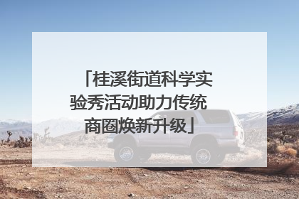 桂溪街道科学实验秀活动助力传统商圈焕新升级