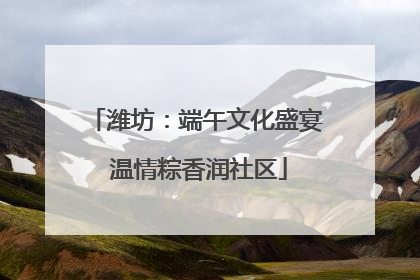 潍坊：端午文化盛宴 温情粽香润社区
