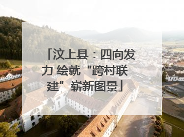 汶上县：四向发力 绘就“跨村联建”崭新图景