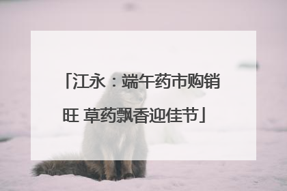 江永：端午药市购销旺 草药飘香迎佳节