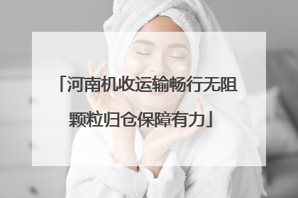河南机收运输畅行无阻 颗粒归仓保障有力