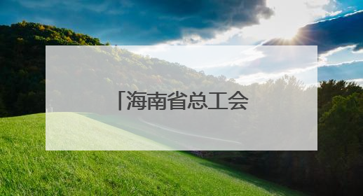 海南省总工会开展重点项目一线慰问活动
