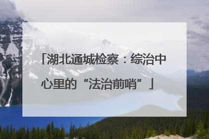 湖北通城检察：综治中心里的“法治前哨”