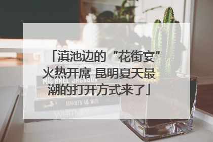 滇池边的“花街宴”火热开席 昆明夏天最潮的打开方式来了