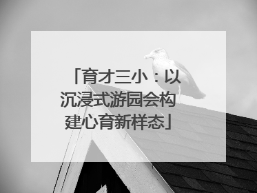 育才三小：以沉浸式游园会构建心育新样态