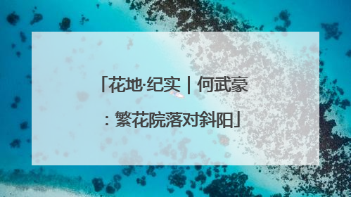 花地·纪实｜何武豪：繁花院落对斜阳