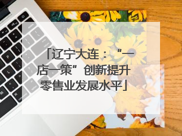 辽宁大连：“一店一策”创新提升零售业发展水平