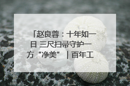 赵良蓉：十年如一日 三尺扫帚守护一方“净美”｜百年工运·劳模说