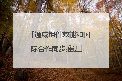 通威组件效能和国际合作同步推进