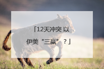 12天冲突 以伊美“三赢”？