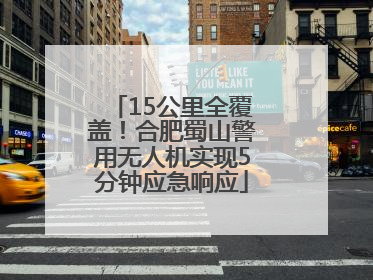 15公里全覆盖！合肥蜀山警用无人机实现5分钟应急响应